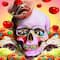 Sparkly Selections Candy Skull Diamond Painting Kit, Round Diamonds